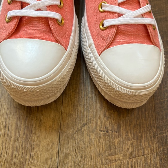 Converse CTAS Ox Lift Platform Canvas Pink Size 8 - Picture 5 of 13